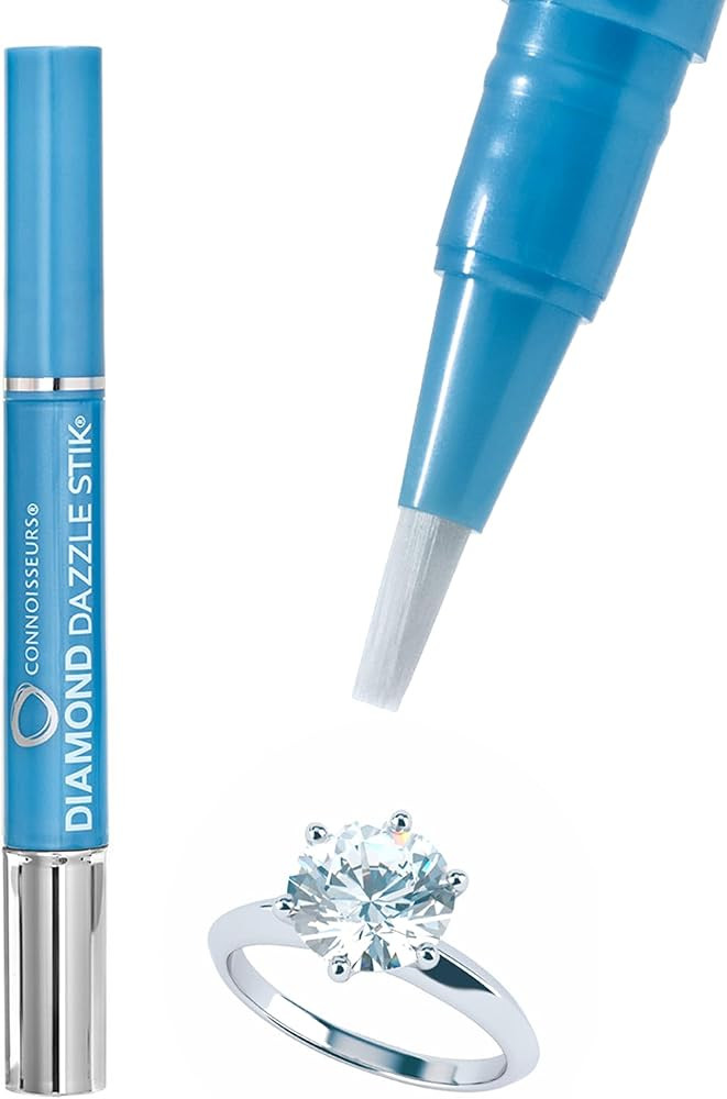 CONNOISSEURS Diamond Dazzle Stik - Portable Diamond Cleaner for Rings and Other Jewelry - Bring O... | Amazon (US)