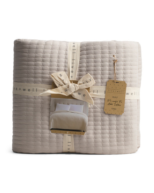 Channel Stitch Quilt | TJ Maxx