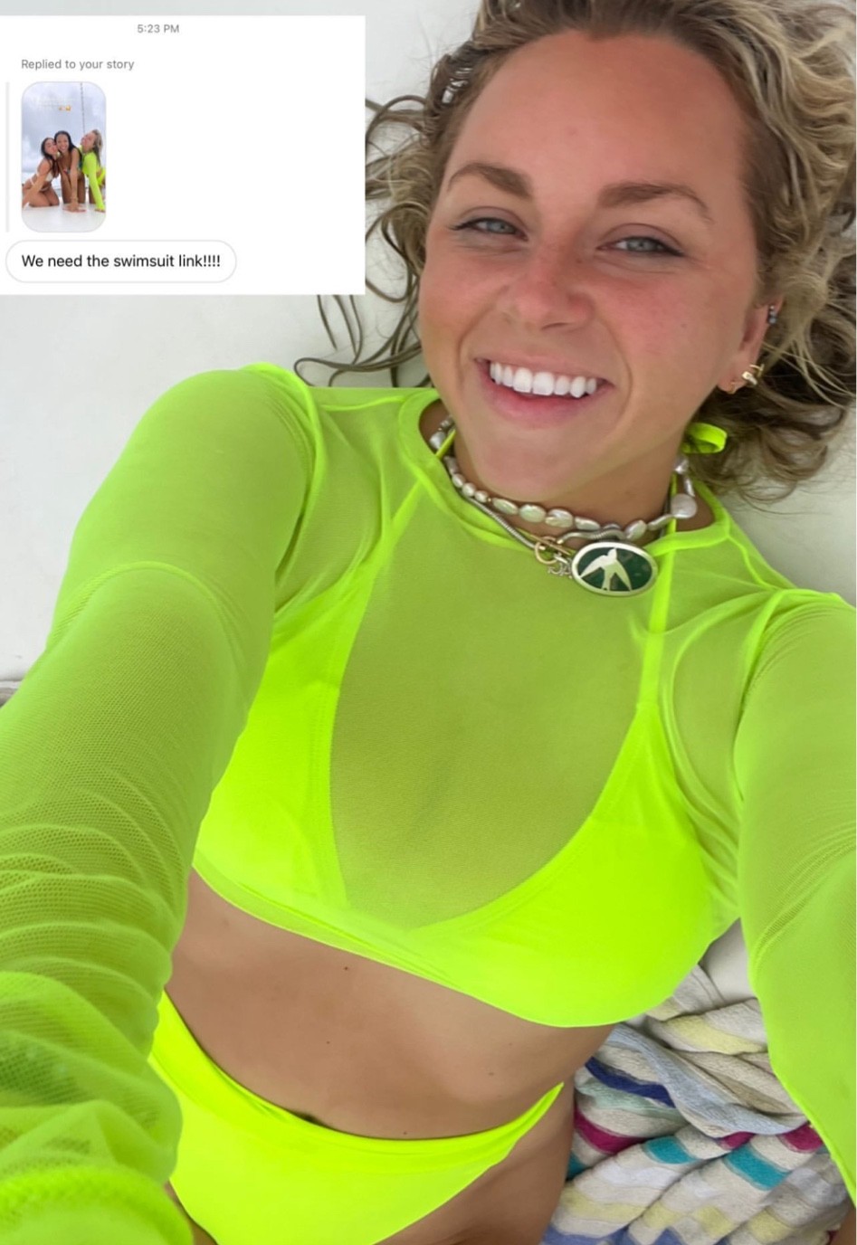 Swim suit | bikini cover up | amazon swim | neon swim 

#LTKswim #LTKstyletip #LTKunder50