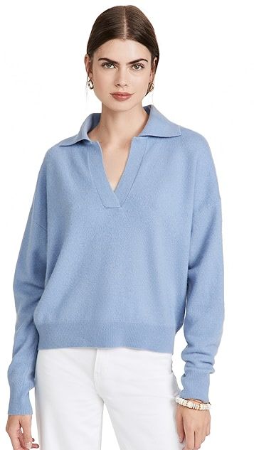 Boiled Collar Cashmere Sweater | Shopbop