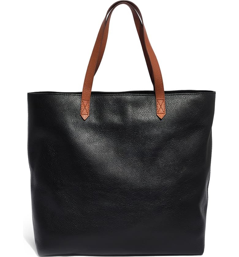 Zip Top Transport Leather Tote | Nordstrom