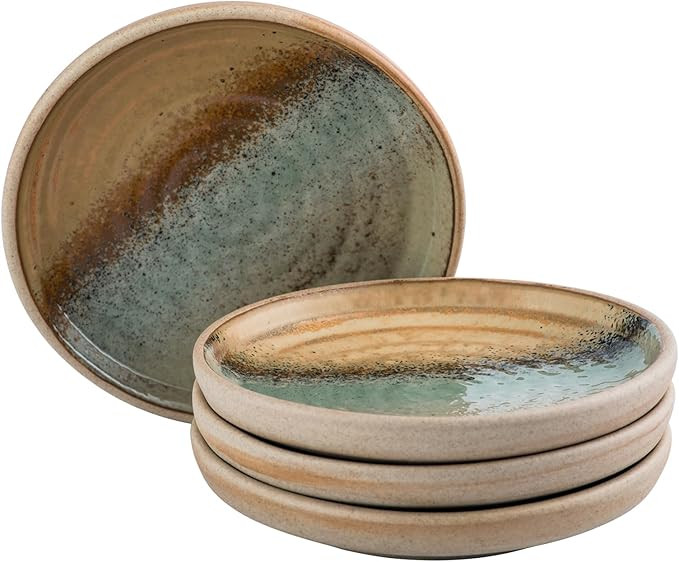UNICASA Appetizer Plates,Dessert Plates Ceramic,5 inch Dipping Dish,Set of 4,Japanese Small Plate | Amazon (US)