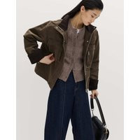 M&S Cotton Rich Utility Jacket Dark Brown | Marks & Spencer (UK)