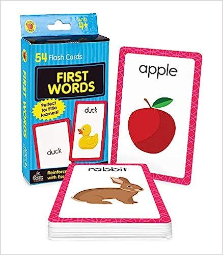 Carson Dellosa First Words Flash Cards—Double-Sided, Common Words With Illustrations, Basic Ani... | Amazon (US)