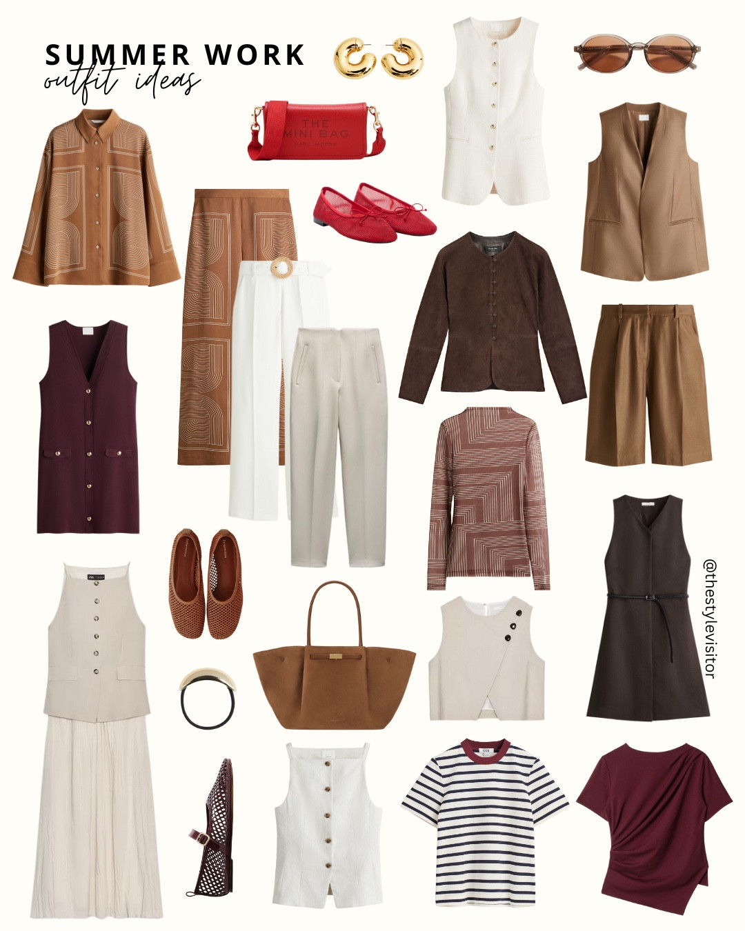 H&M just dropped some new workwear arrivals this morning!! 🚨

Swipe through for 5 save-worthy outfit ideas to take you from client meetings to creative brainstorms to an alfresco dinner straight from the office. Think tailored vests, relaxed shorts, statement stripes, and pops of red to keep you fresh, confident & unstoppable at work this season. 🍷🤍☕️

Like this post to save it to your favourite folder and come back later to shop!

#Workwear #SummerWorkLooks #OfficeStyle #LTKWorkwear #BusinessCasual #WorkOutfitIdeas #ClientMeetingLook #CreativeStudio #OfficeToDinner #PitchDay #WorkStyleInspo #SmartCasual #EffortlessStyle #ChicWorkwear #WardrobeEssentials #MinimalStyle #TailoredLooks #LTKFinds #LTKUnder100 #LTKFashion #StyleVisitor