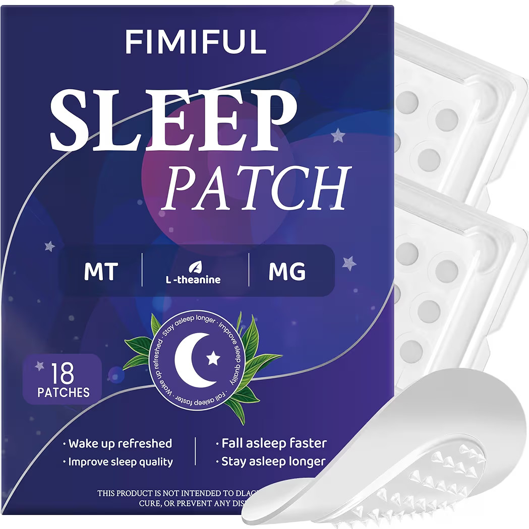 Sleep Patches,Melatonin Patch for Adults, Microdart Sleep Patch with Magnesium Glycinate L-Theani... | Amazon (US)
