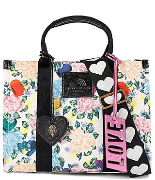 Kurt Geiger London Southbank Floral Love Tote Handle Bag - Multi Floral | Dillard's