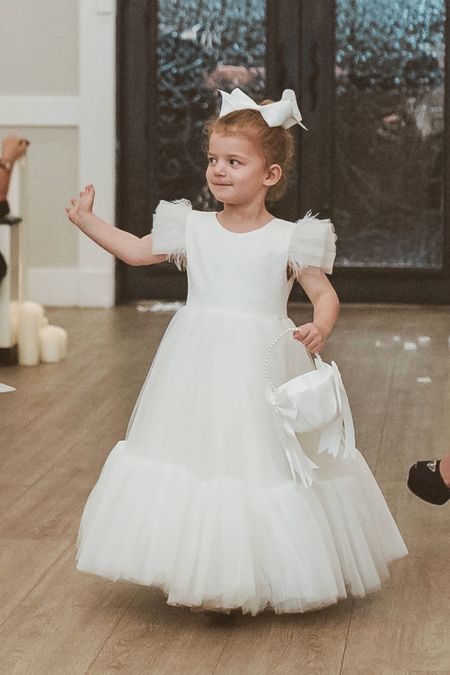 most precious flower girl dress if you are in search for one! Custom made to your child’s measurements 🤍👧🏼

#LTKwedding