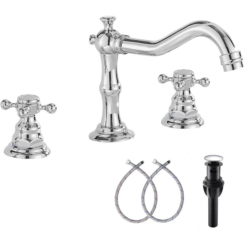 Widespread 2-handle Bathroom Faucet with Drain Assembly | Wayfair North America