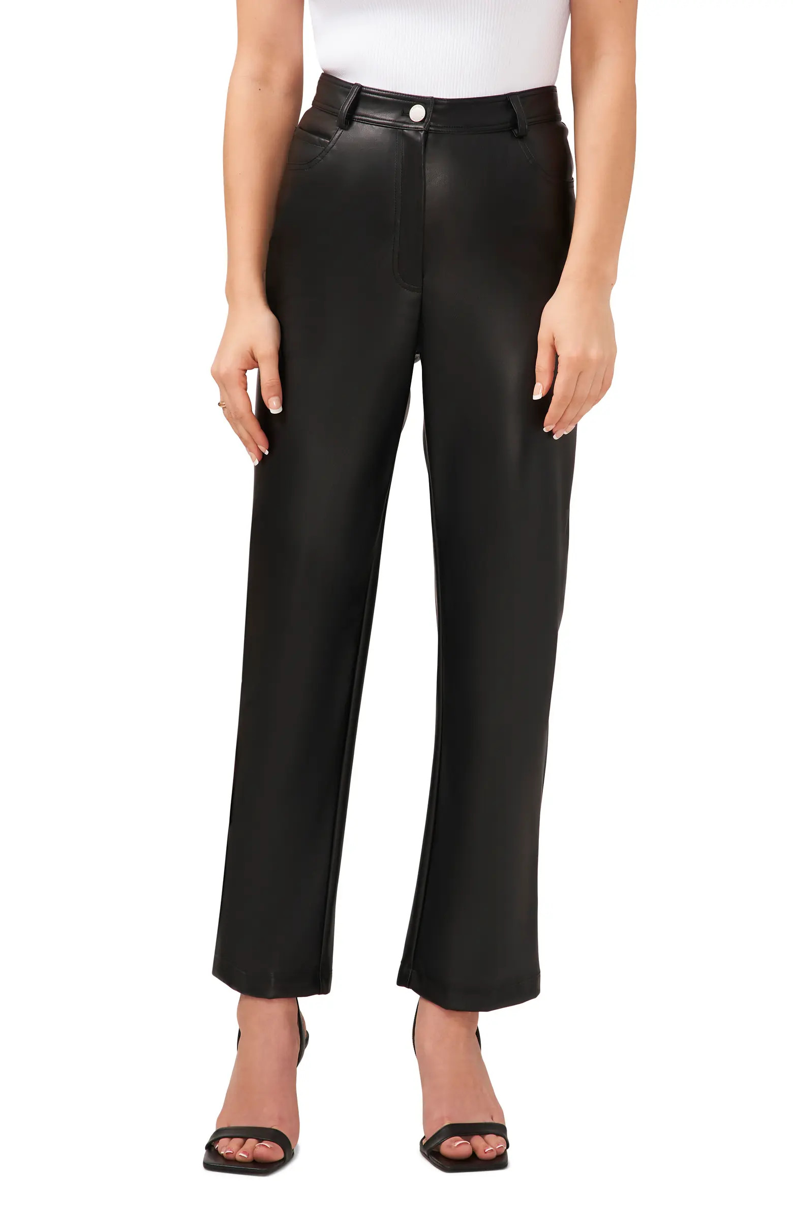 5-Pocket Faux Leather Pants | Nordstrom