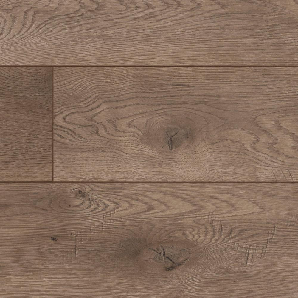TrafficMaster Anniston Oak 7 mm Thick x 7-2/3 in. Wide x 50-5/8 in. Length Laminate Flooring (106... | The Home Depot