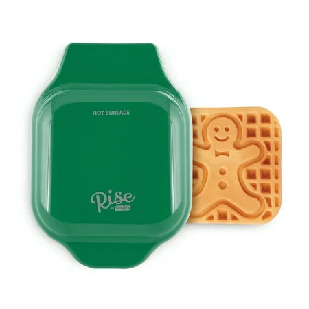 Rise By Dash Gingerbread Mini Waffle Maker | Walmart (US)
