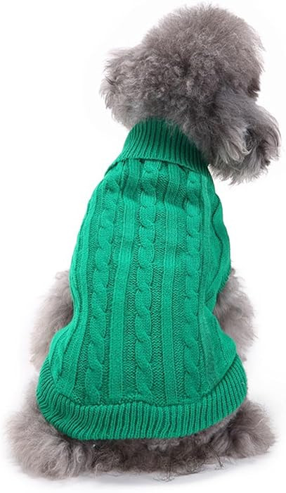 CHBORCHICEN Small Dog Sweaters Knitted Pet Cat Warm Dog Sweatshirt Winter Clothes Kitten Puppy Sw... | Amazon (US)