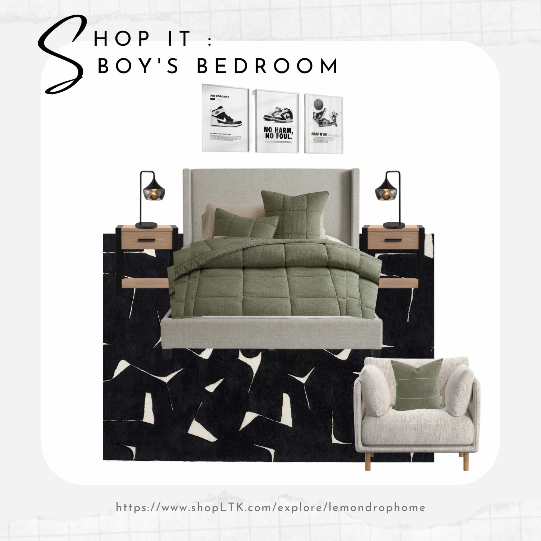 Need to redecorate your boy’s bedroom? Here is a hip design he will be sure to love. Maybe it will even encourage him to keep it clean. 🤣

#LTKFind #LTKkids #LTKhome