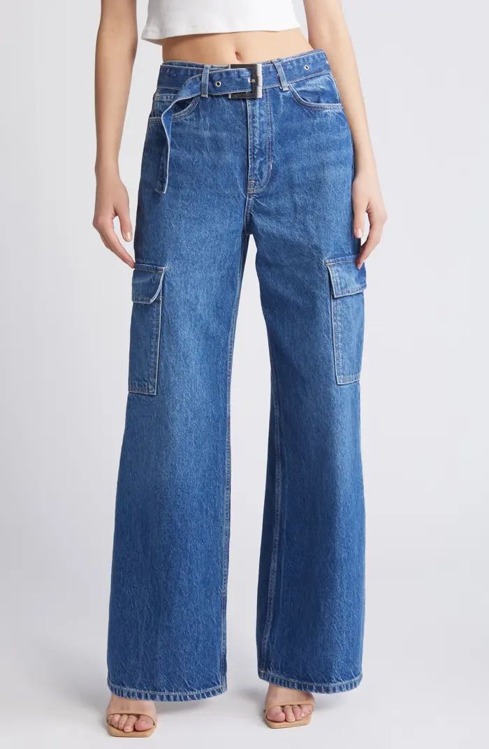 Cary Belted Cargo Jeans | Nordstrom