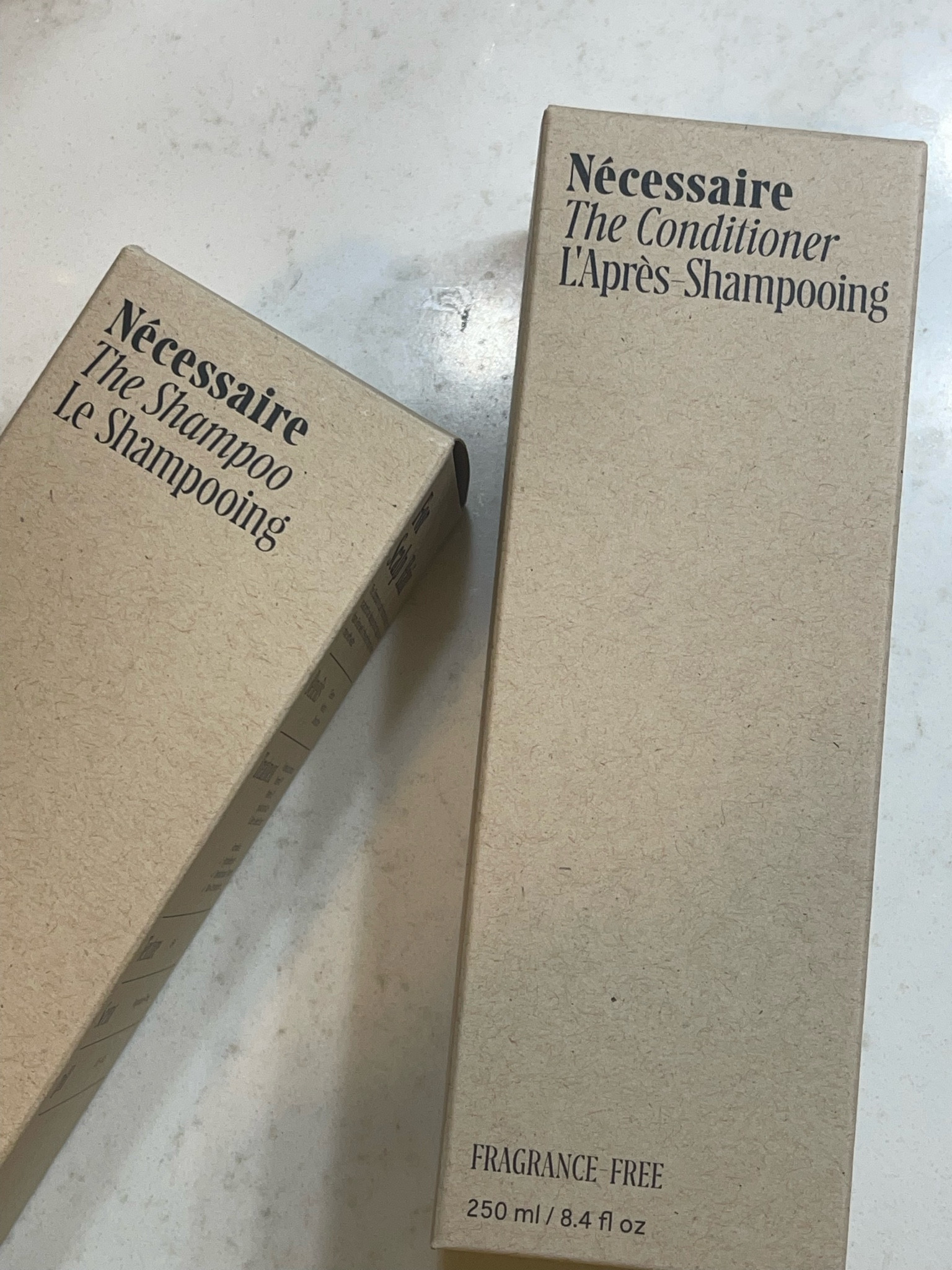 The perfect natural, fragrance-free & aesthetic shampoo & conditioner 🤍🧖🏼‍♀️🫶🏼✨
•
•
•
#necessaire #shampoo #conditioner #beauty #cleanbeauty #naturalbeauty #aesthetic #neutralaesthetic 

#LTKunder50 #LTKGiftGuide #LTKbeauty