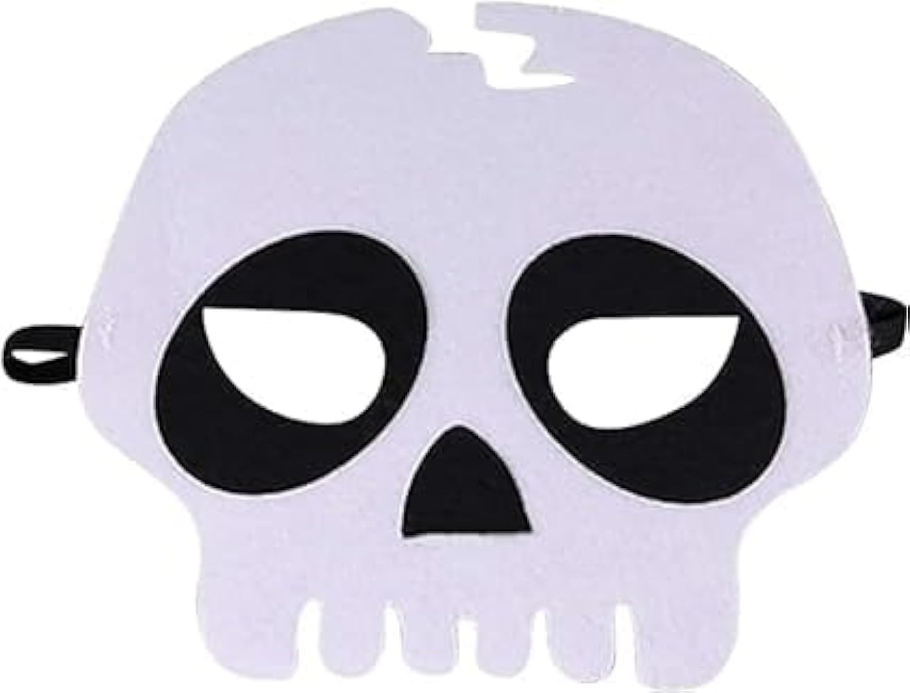 1Pc White Skeleton Pumpkin Eye Mask Halloween Scary Face Mask, Comfortable Breathable Felt Cartoo... | Amazon (US)