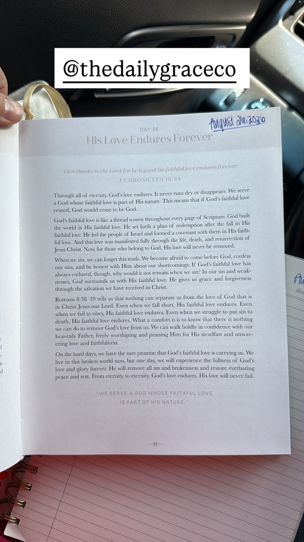 Daily devotional | the daily grace co

#LTKdayinmylife #LTKselfcare #LTKmorningroutine