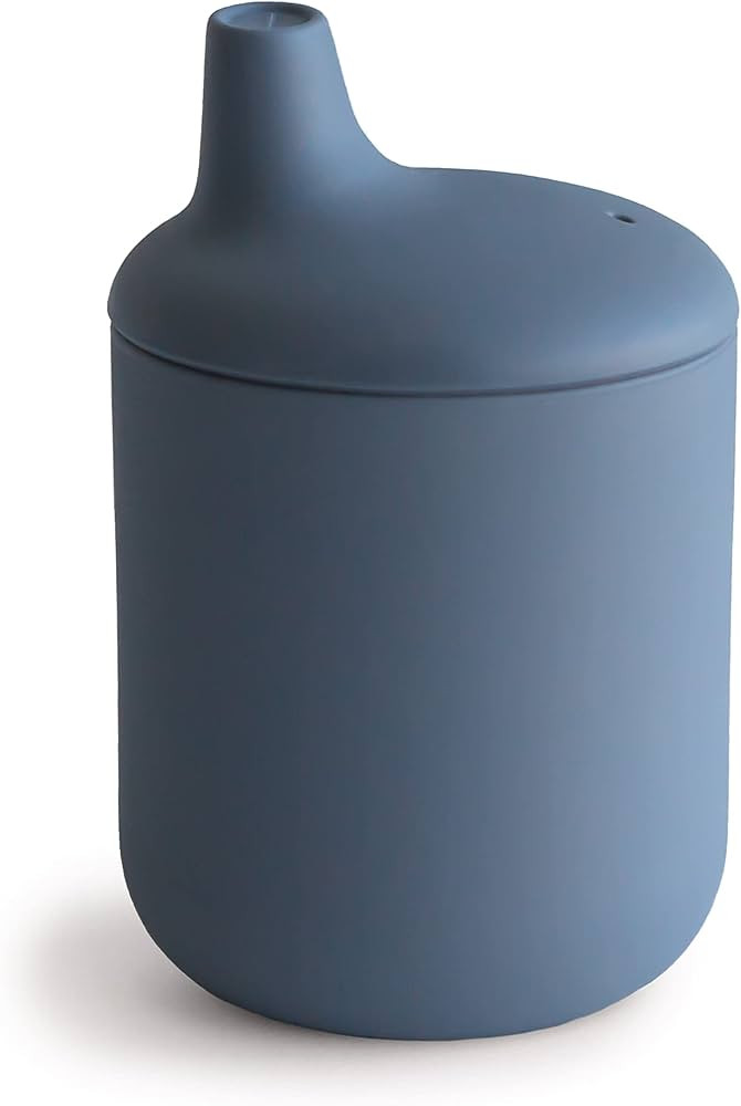 mushie 100% Silicone Baby Sippy Cup | 6 Months+ (Tradewinds) | Amazon (US)