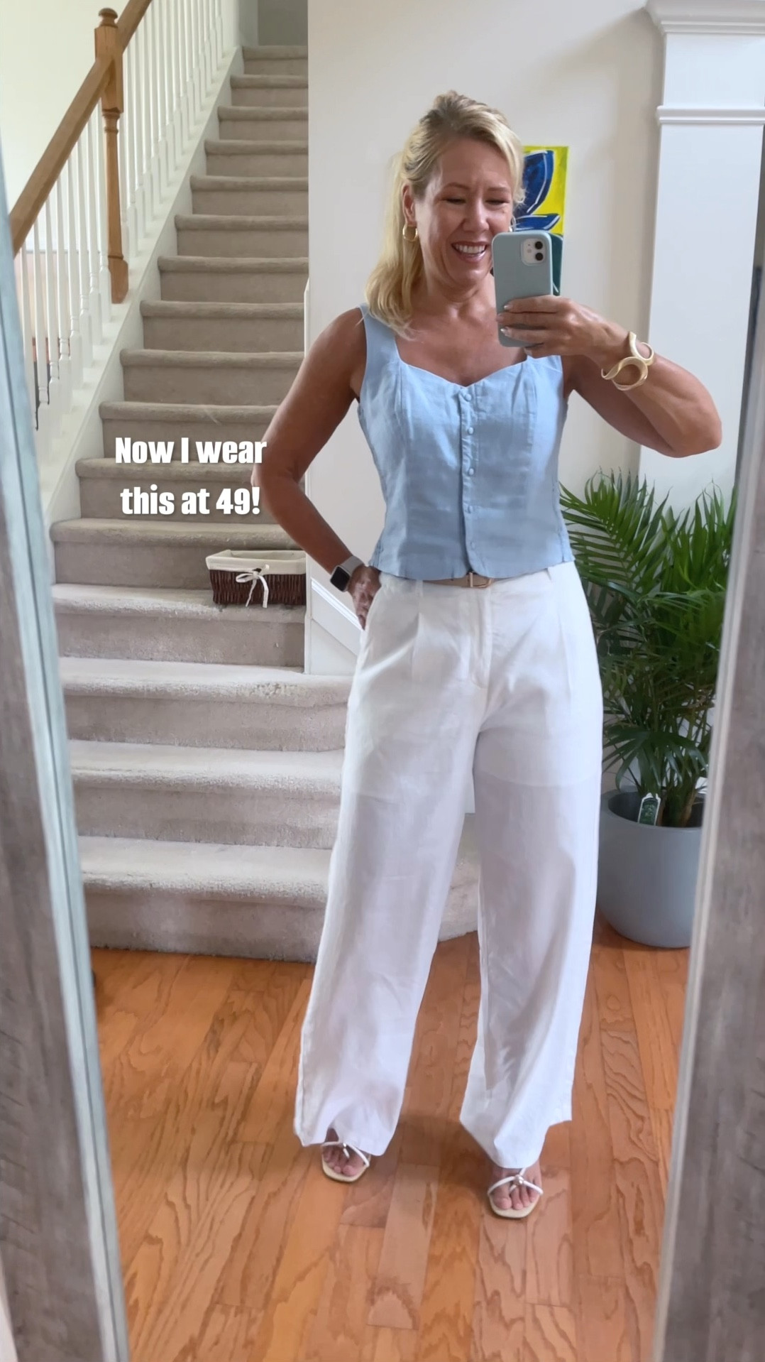 🩵🤍


#LTKOver40 #LTKgrwm #LTKootd