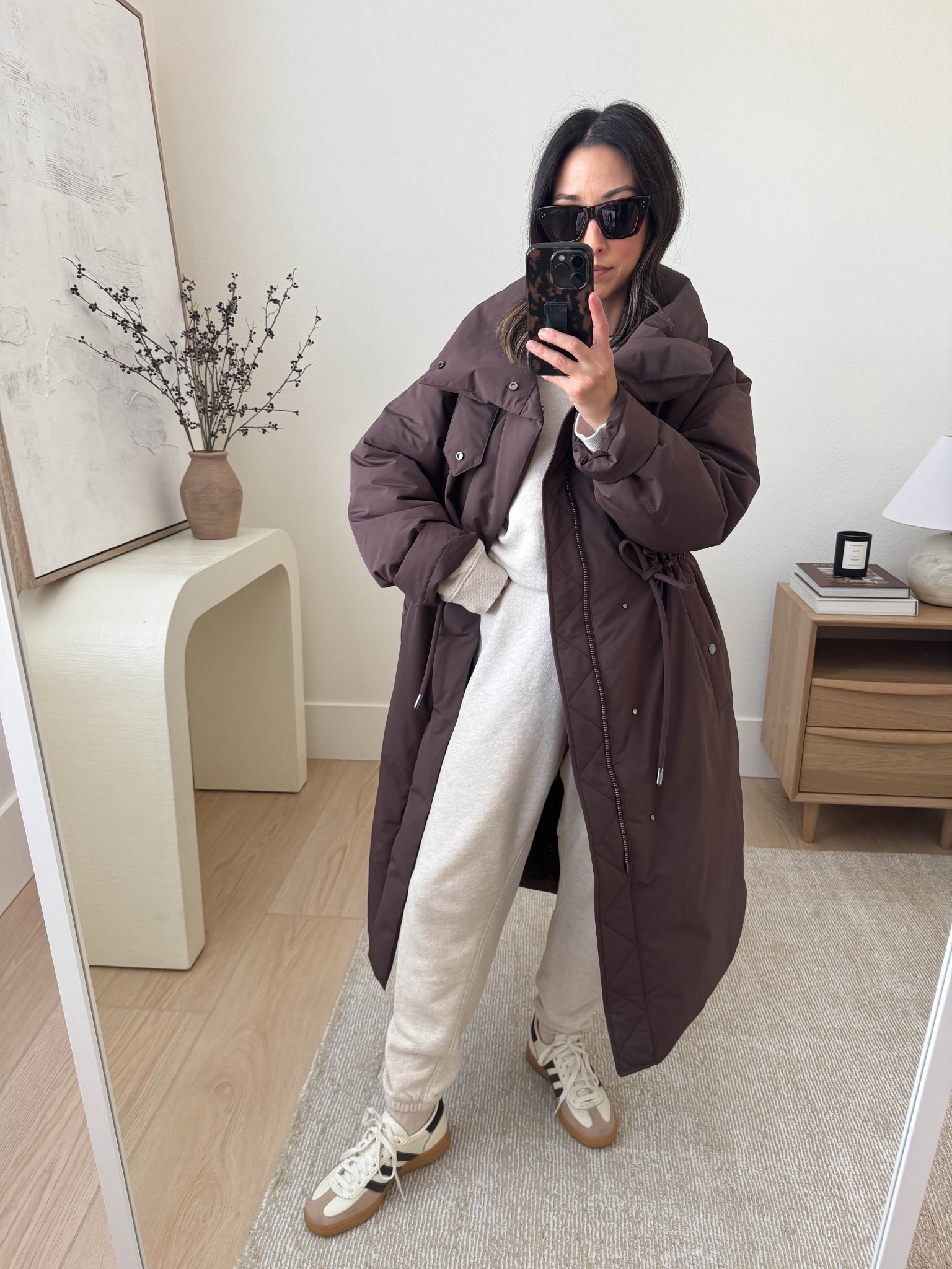 These Jenni Kayne sweat sets have been a winter wardrobe staple of mine for 4+ years. Elevated and petite-friendly sweats to leave the house in. Pricey, but quality is amazing.

Fabrique puffer coat petite xs
Jenni Kayne sweatshirt medium Color: Oatmeal
Jenni Kayne sweats xs Color: Oatmeal
Adidas Spezial sneakers 4.5 mens
Celine sunglasses

Petite style, athleisure, winter style, winter outfits 


#LTKootd #LTKSeasonal #LTKPetite