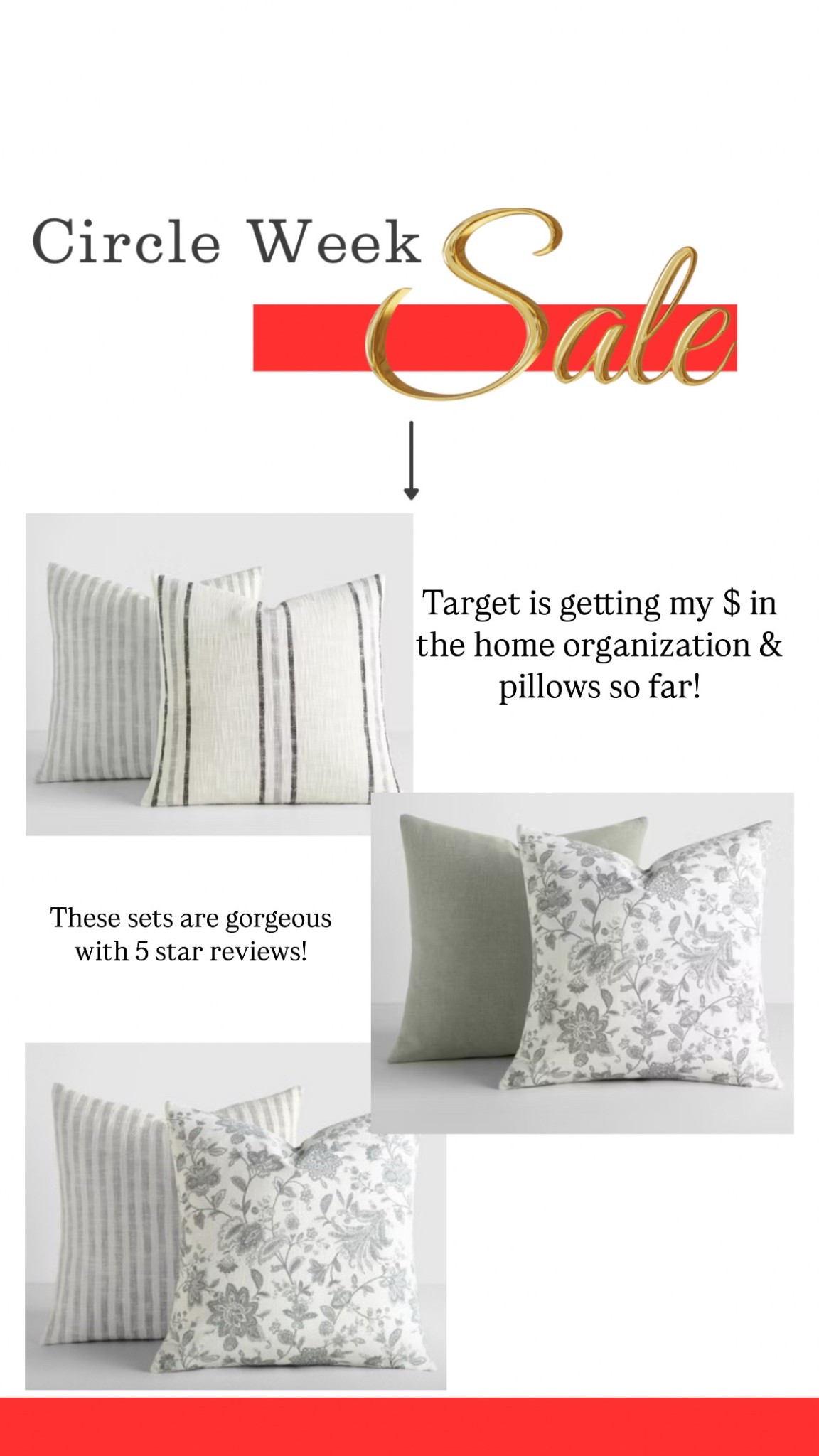 Target circle week 
Home decor
Home organization 

#LTKFindsUnder50 #LTKHome #LTKSaleAlert