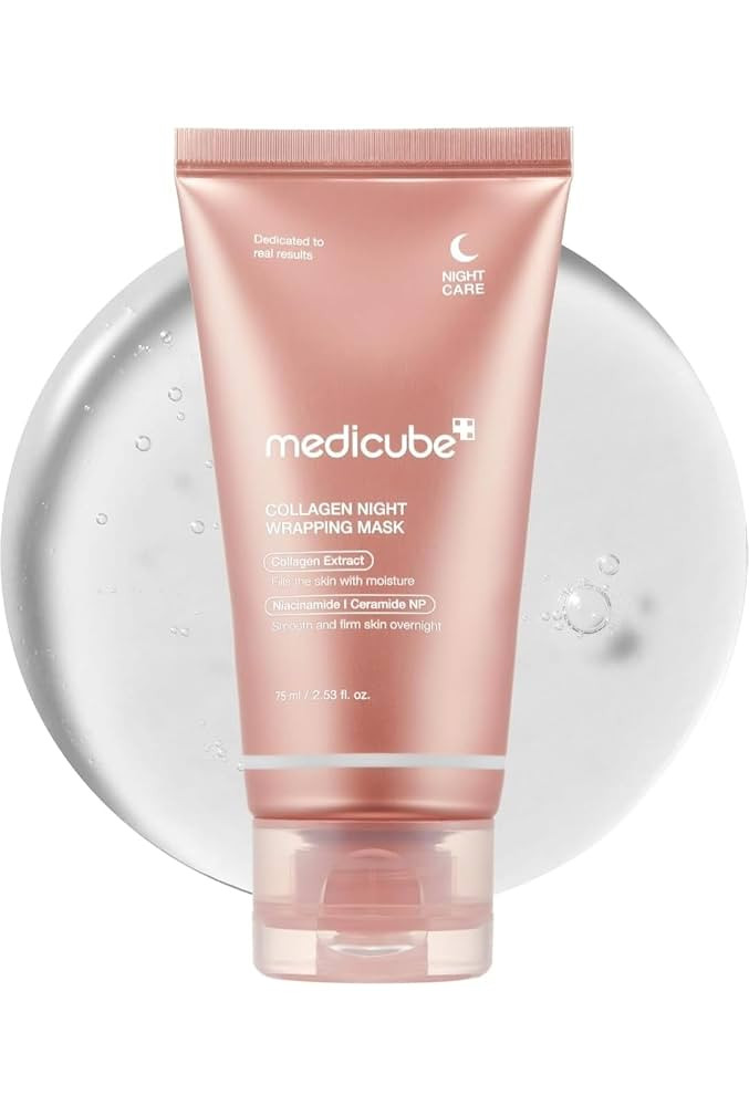 Medicube Collagen Overnight Wrapping Peel Off Facial Mask Pack - Elasticity & Hydration Care, Red... | Amazon (CA)