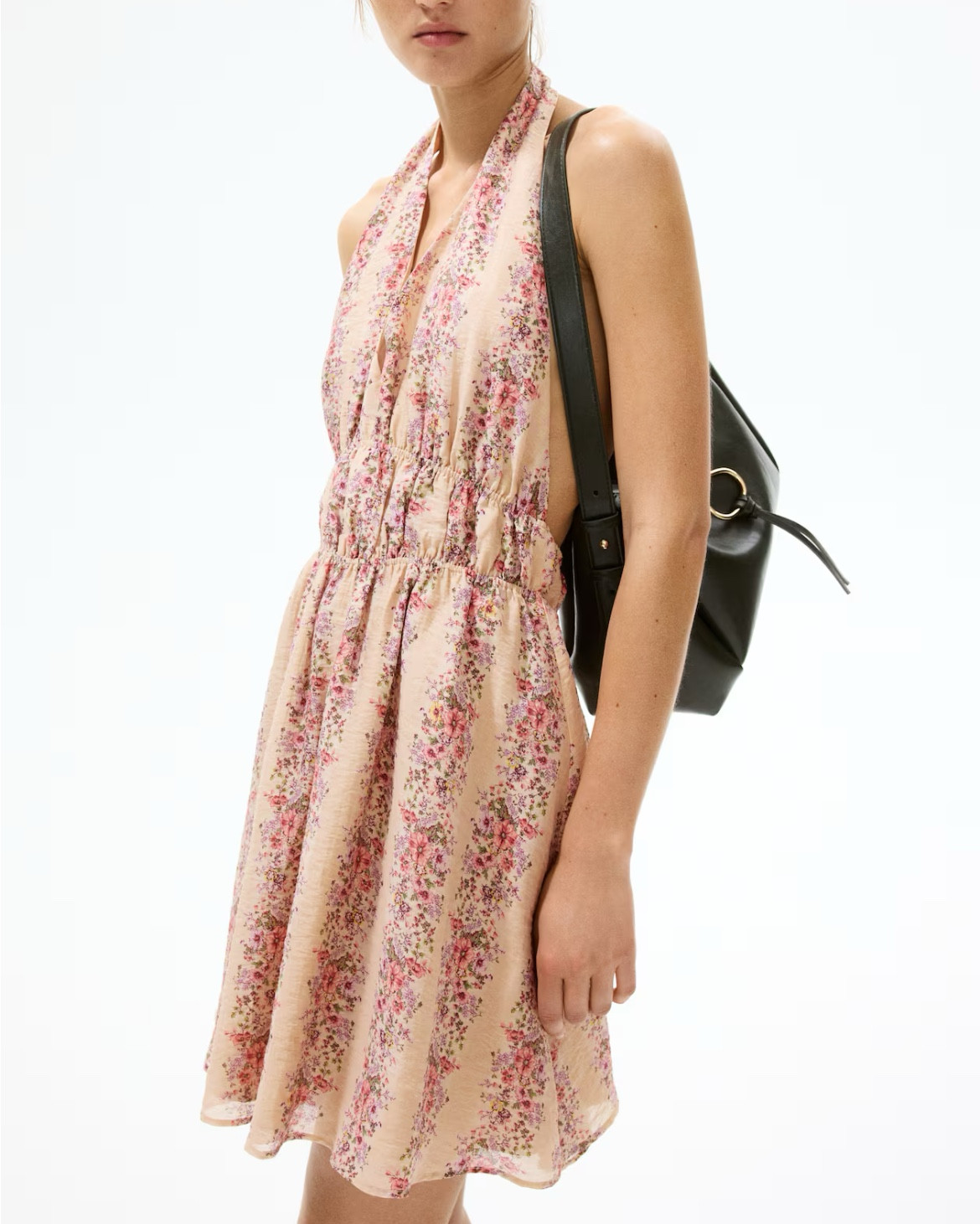 Floral backless halter neck dress 

#LTKSeasonal