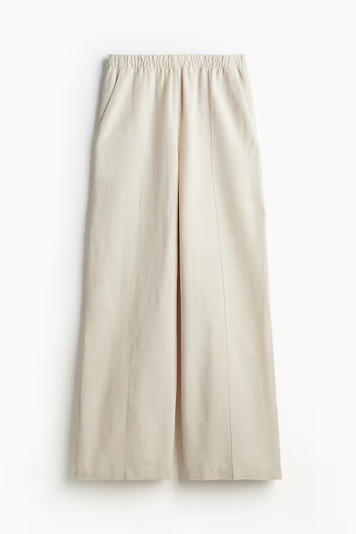H & M - Hose aus Leinenmix - Beige - Damen | H&M (DE, AT, CH, NL, FI)