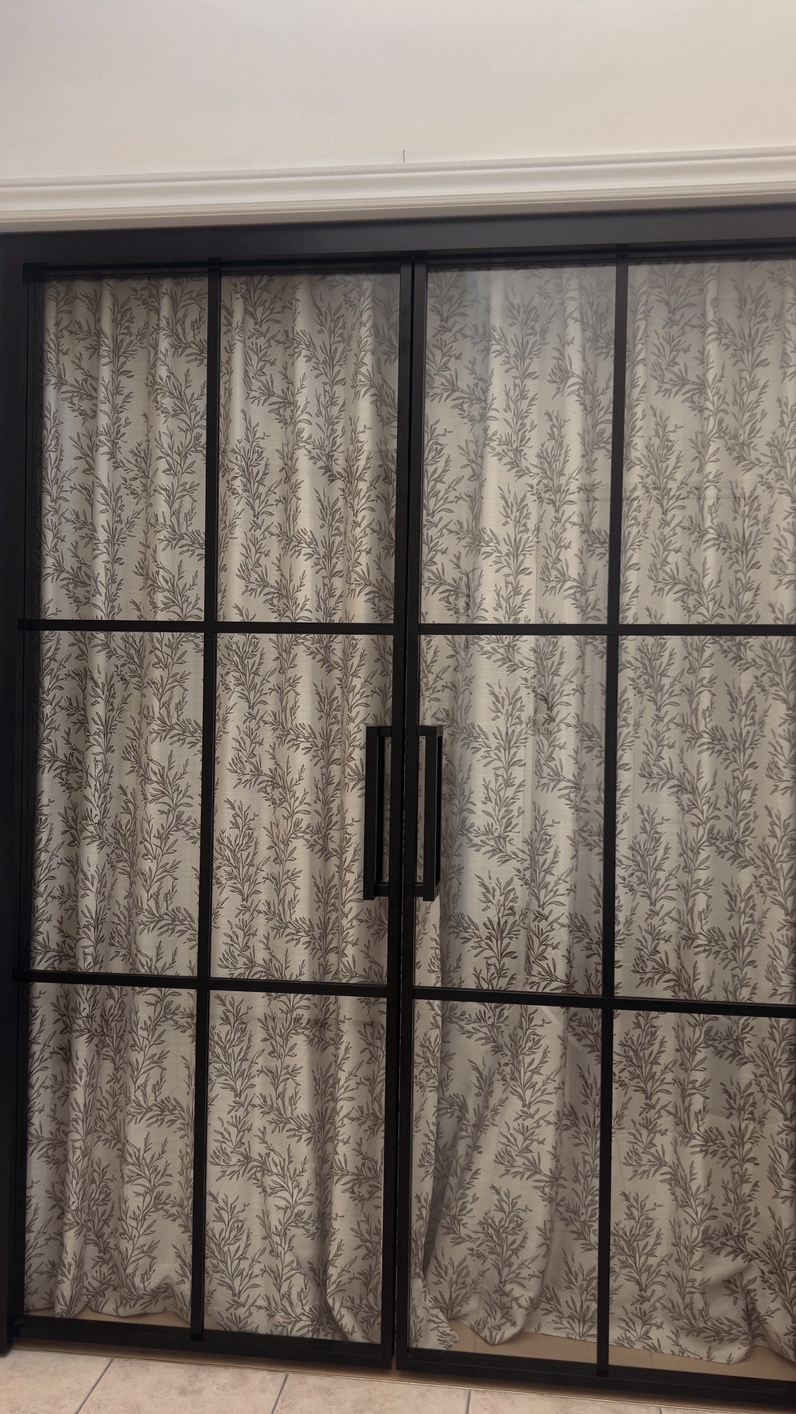 For some additional privacy we decided to add some drapes to our office door and back door. These are both from @twppagescurtains and they are just perfect. They have so many amazing prints, you can pick the level of blackout for warmth and light and were super easy to install. Looking forward to using these daily ☀️#twopageshome

#LTKcasa #LTKcanada #LTKspring