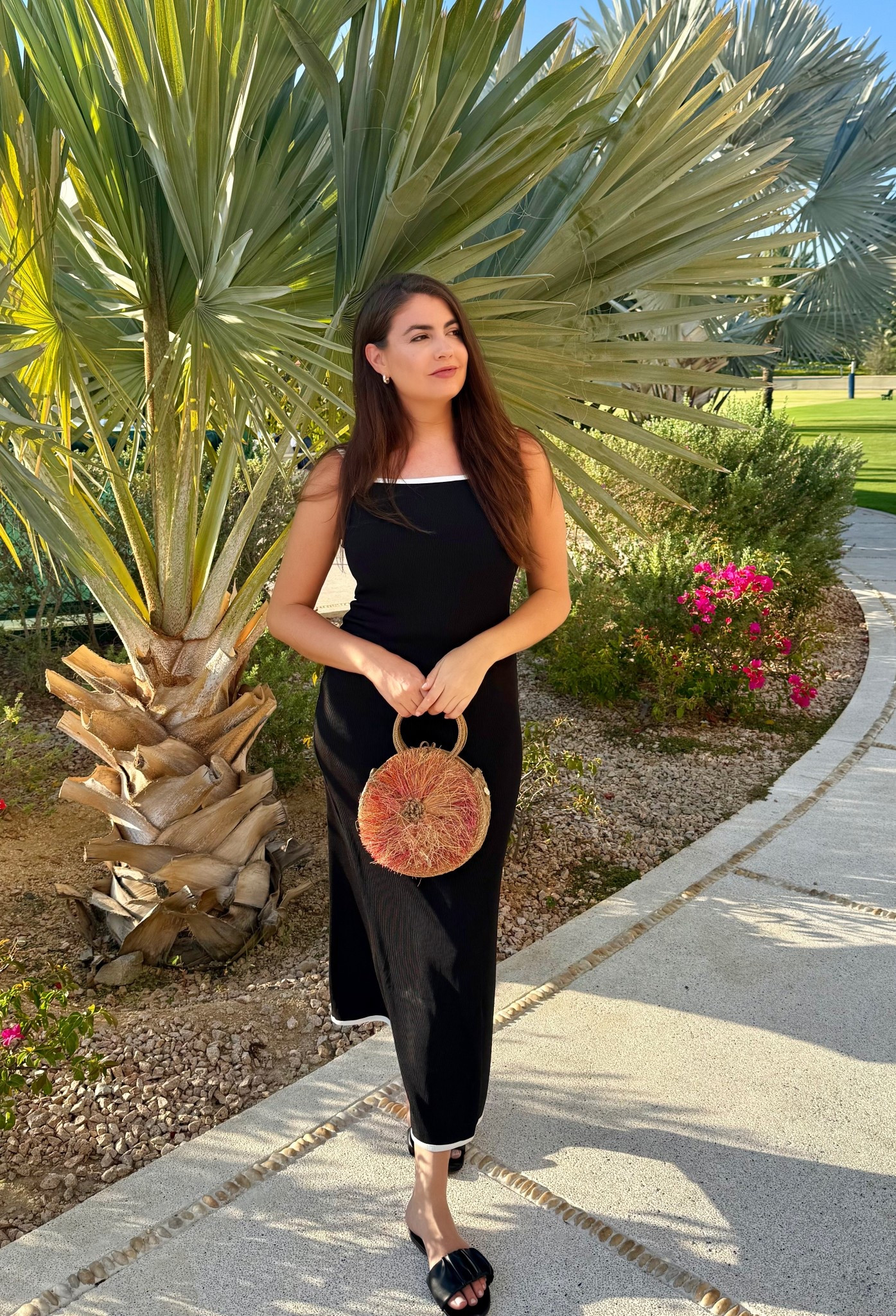 This black dress with white accents is so cozy and easy to throw on for a casual vacation dinner 🖤🤍 

#LTKSummerEdit #LTKStyleTip #LTKTravel