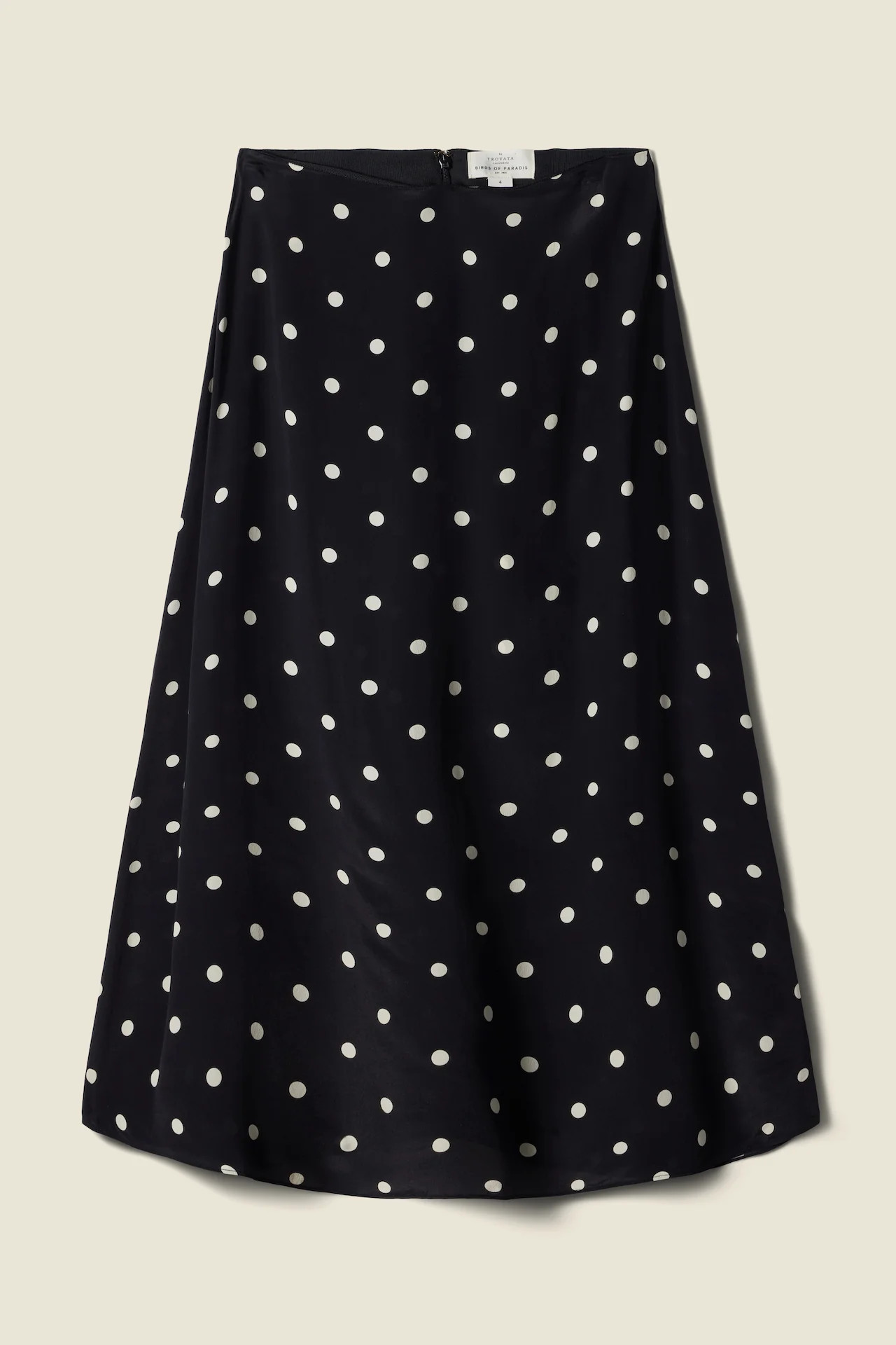 Demi Skirt Black Polka Dots | TROVATA