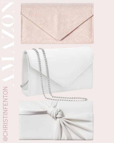 Amazon handbags 🎀 Prom clutches! Amazon clutches, crossbody bags, weekender bags & stachel bags. Click the products below to shop! Follow along @christinfenton for new looks & sales!@shop.ltk #liketkit 🥰 Thank you for shopping here with me! 🤍 XoX Christin  #LTKstyletip #LTKitbag #LTKsalealert #LTKwedding #LTKfindsunder50 #LTKfindsunder100 #LTKbeauty #LTKworkwear #LTKtravel 