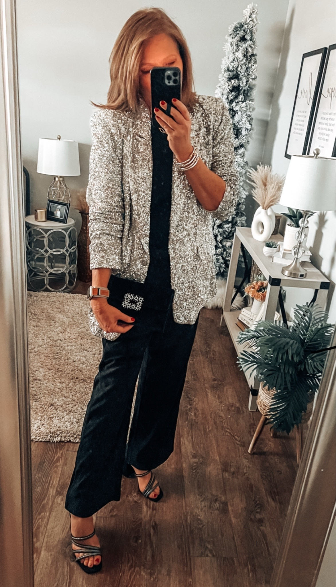 Loft velvet pants 40% off + EXTRA 20% off. Bodysuit also by Loft , also included in sale. Dillards blazer more styles available below. 

Holiday outfit, party outfit, sequin blazers sparkly outfit, Nashville, holiday, Christmas, party outfit, NYE



#LTKHoliday #LTKSaleAlert #LTKStyleTip