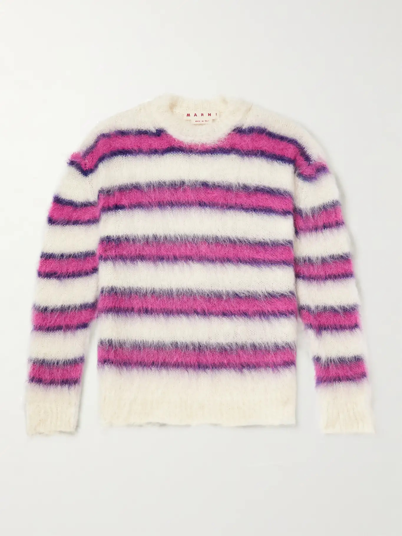 Striped Mohair-Blend Sweater | Mr Porter (US & CA)