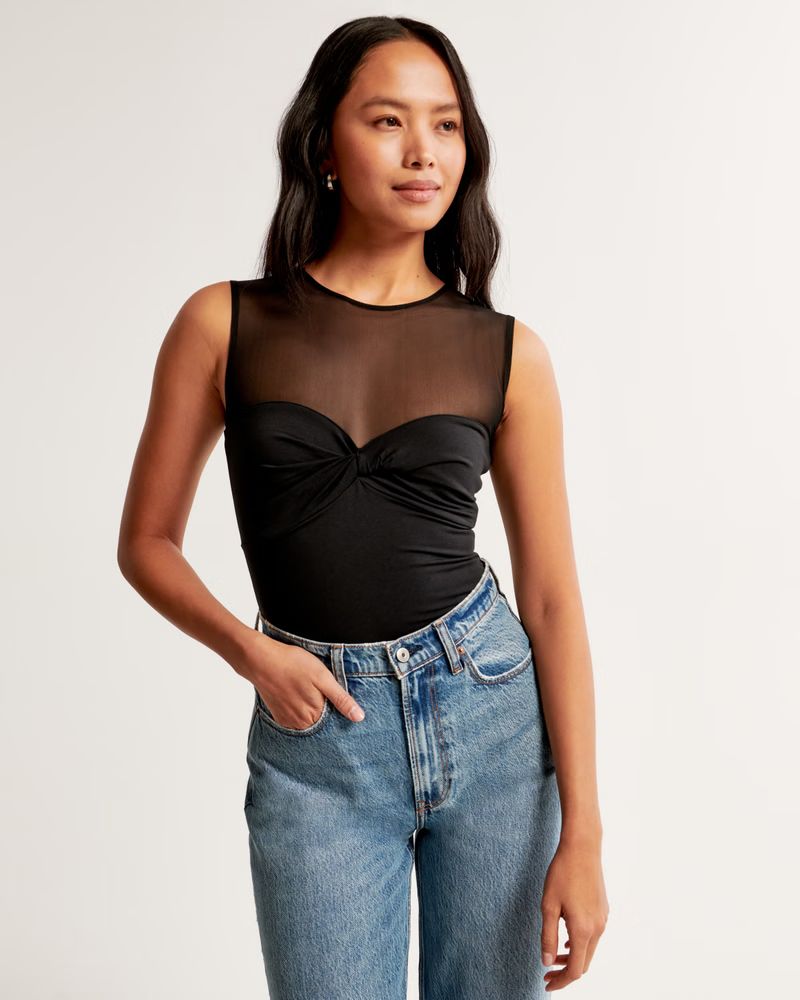 Mesh Twist Top | Abercrombie & Fitch (US)