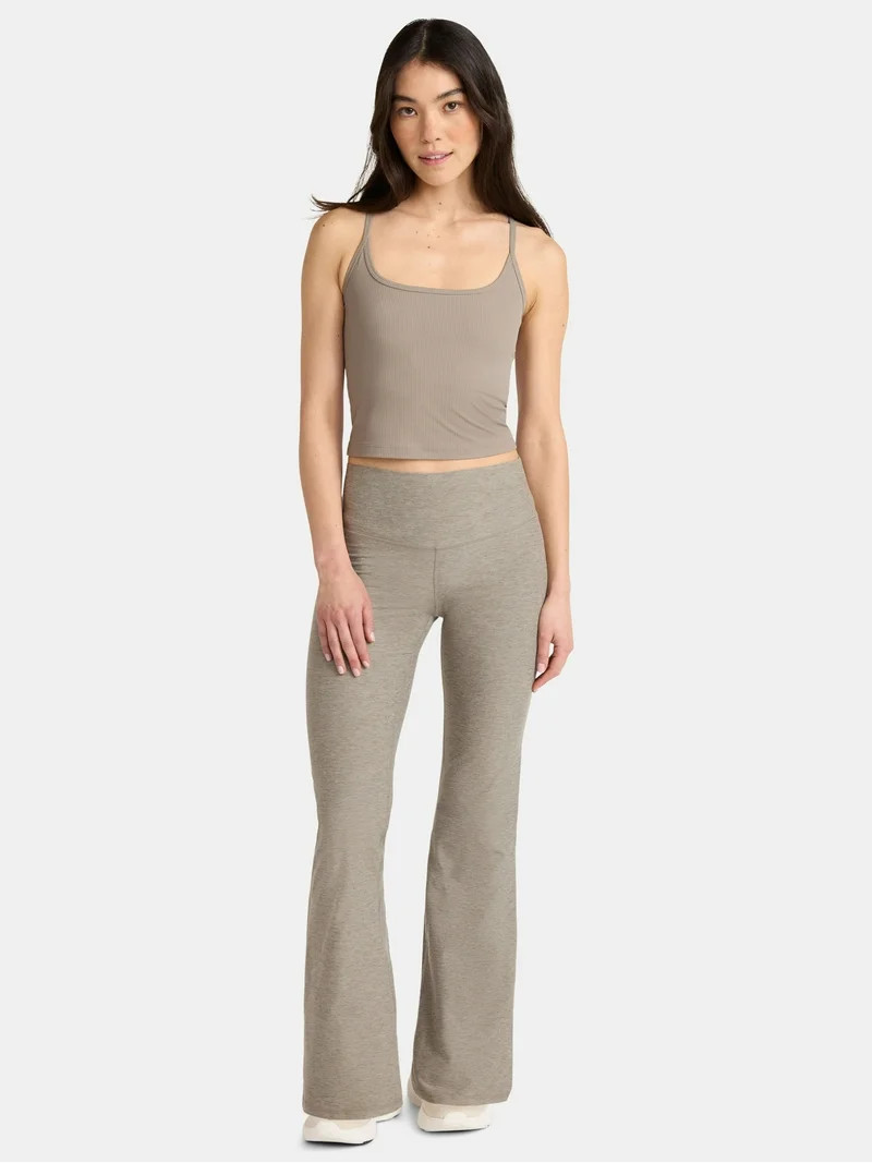 Athletic Works Women's and Women's Plus ButterCore Flare Pants, Sizes XS-4X | Walmart (US)