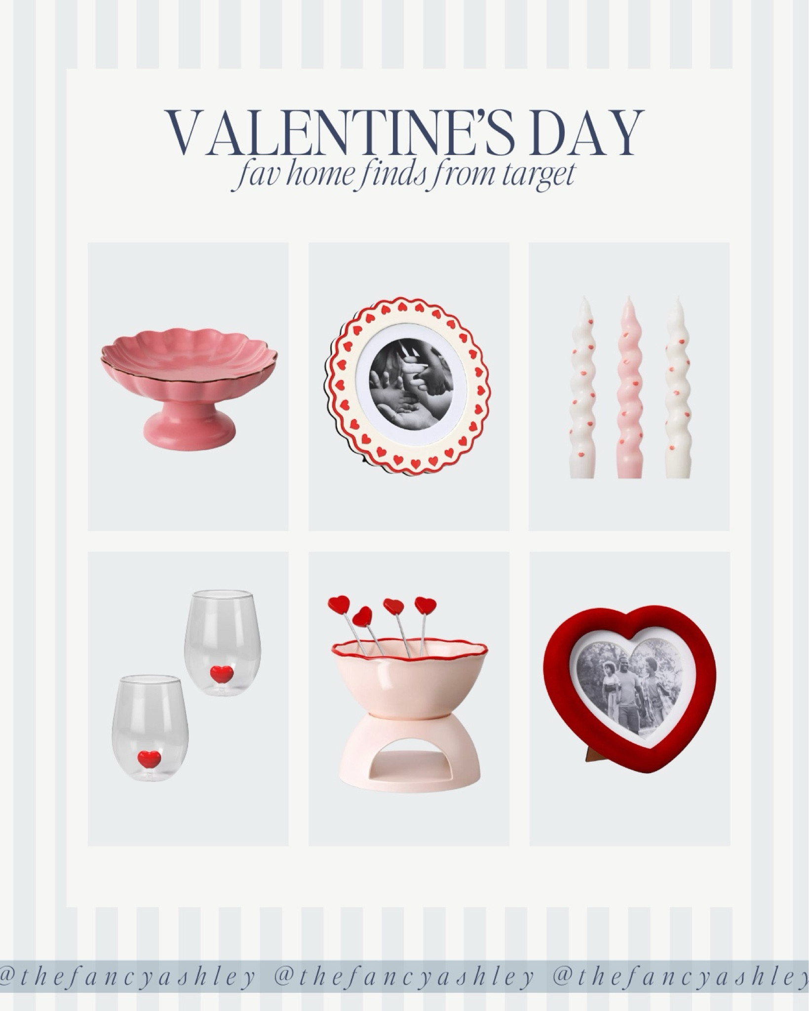Target has the cutest Valentine’s Day home finds! Picture frames, candles, glassware, and a darling fondue set? OBSESSED. These are the perfect little touches to make your home festive and fab.

#LTKFindsUnder50 #LTKSeasonal #LTKHome