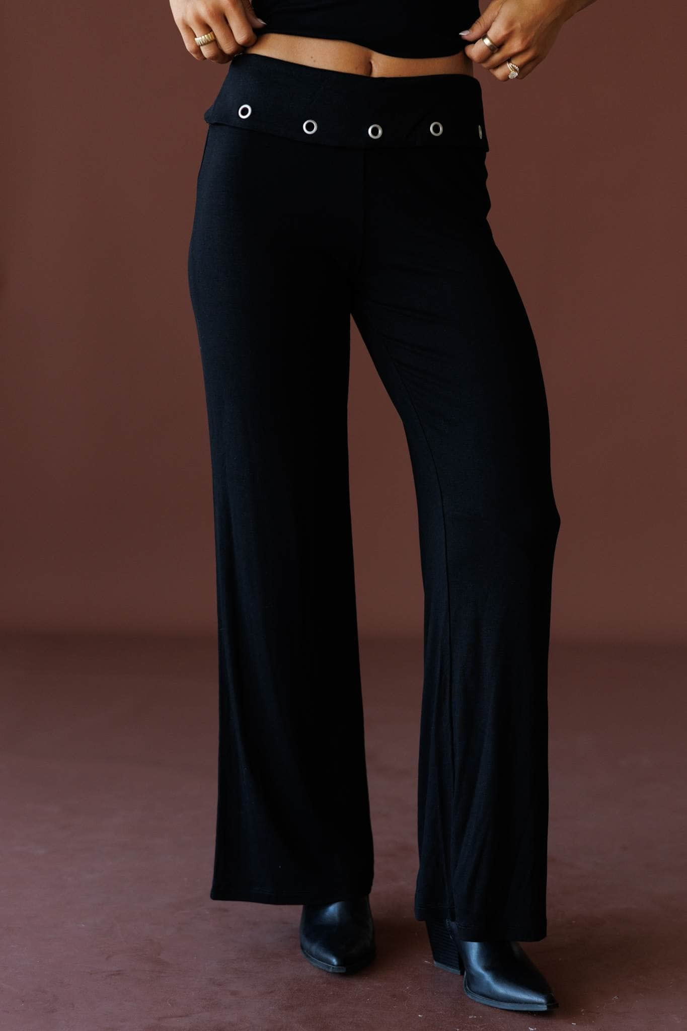Neon Moon Eyelet Pants | Lane 201 Boutique