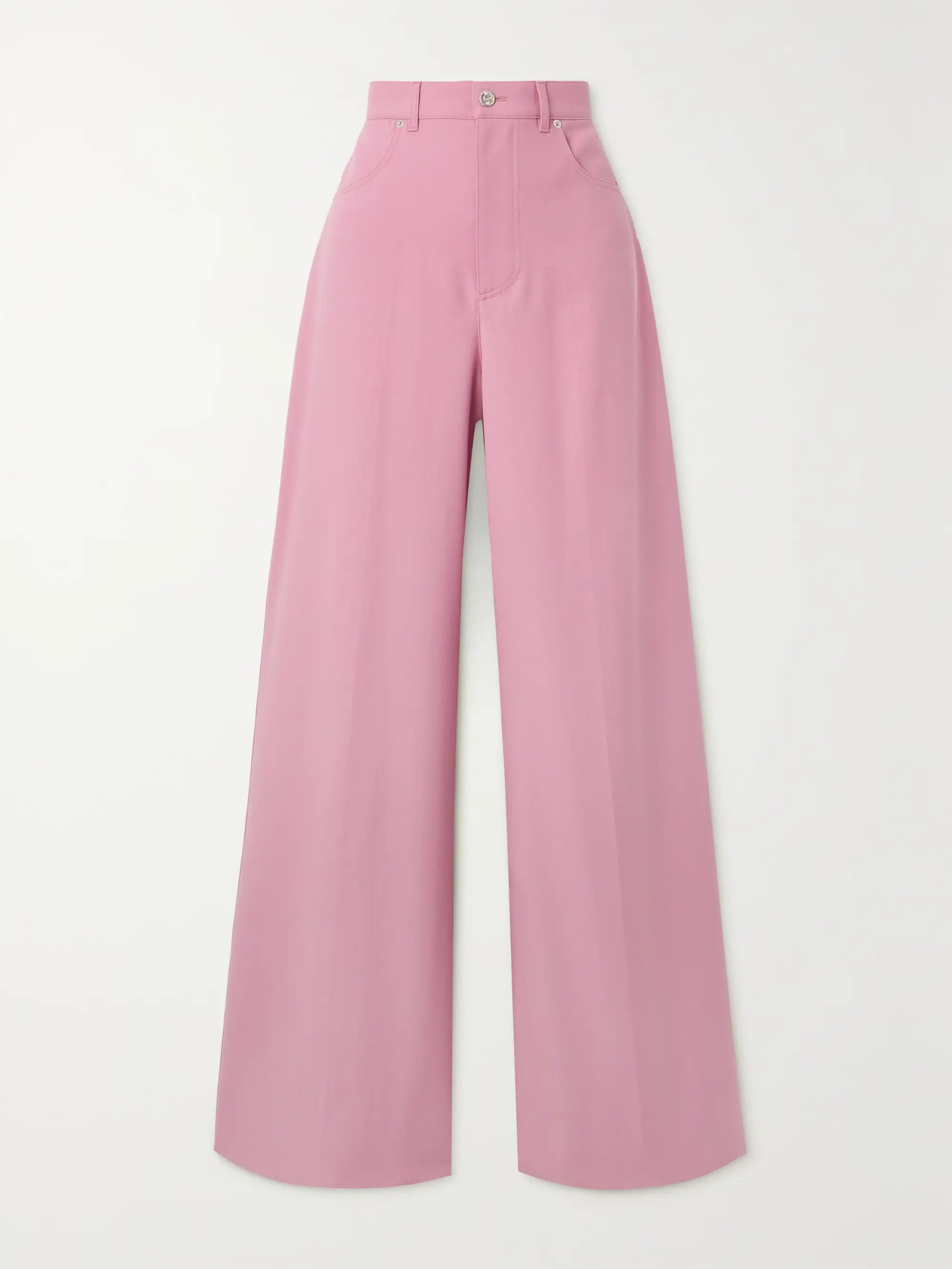 Wool-twill wide-leg pants | NET-A-PORTER (US)