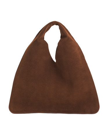 Suede Slouch Hobo Bag | TJ Maxx