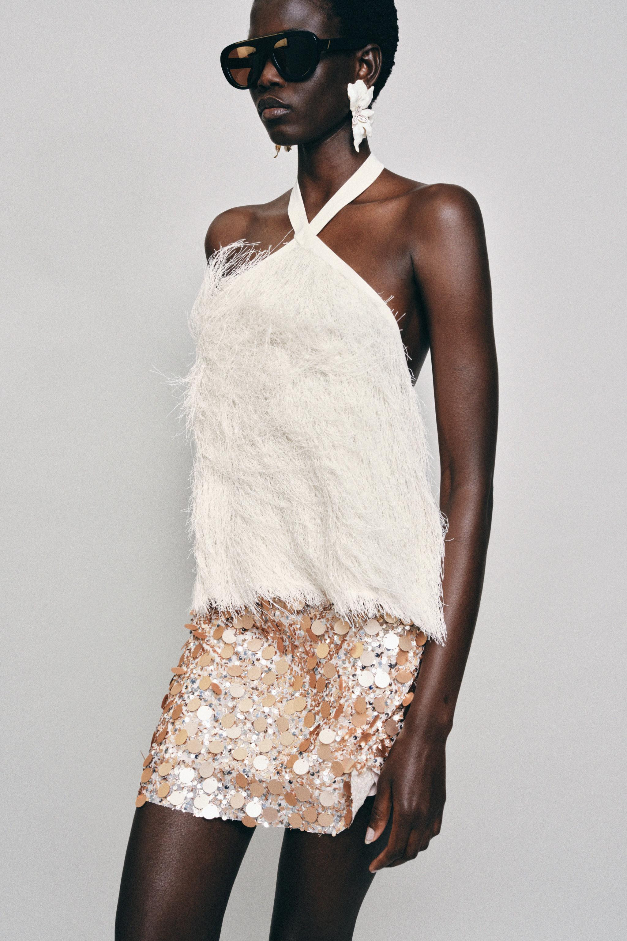 SEQUIN MINI SKIRT | Zara US