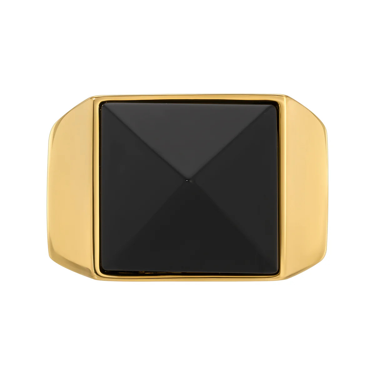 Pyramid Ring - Onyx Medium | Erin Fader Jewelry Design