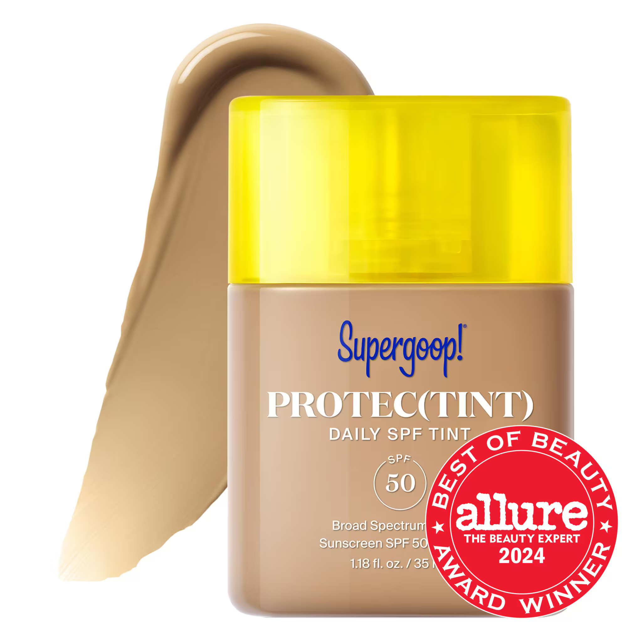 Supergoop! Protec(tint) Daily SPF Tint SPF 50 Sunscreen Skin Tint with Ectoin 30W 1.18 oz / 35 mL | Sephora (US)