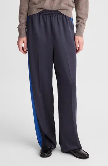 Madewell The Easy Pull-On Satin Track Pant | Nordstrom | Nordstrom