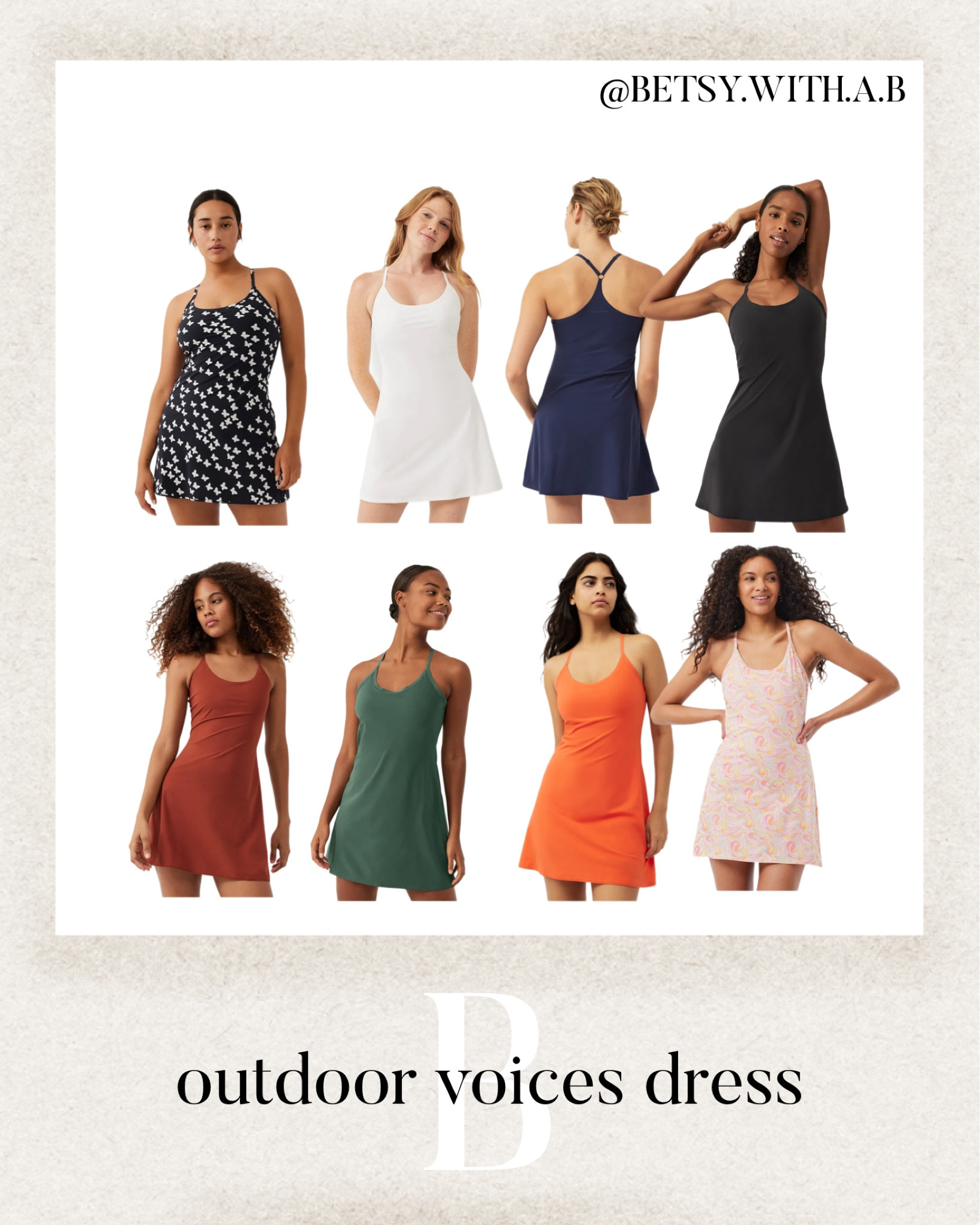 My favorite, ultra lightweight exercise Dress by outdoor voices. I wear a small. 


#LTKSeasonal #LTKfit #LTKunder100