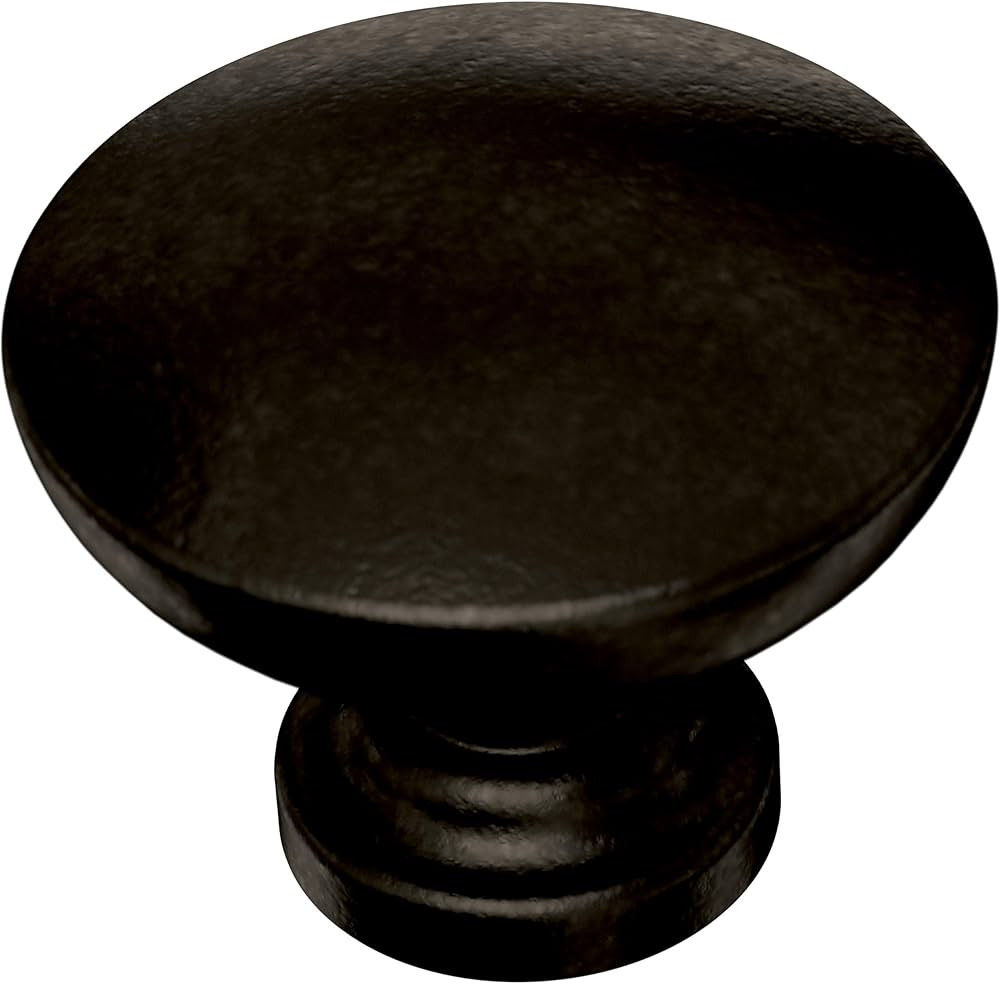 Franklin Brass Flat Top Round Kitchen Cabinet Knobs or Drawer Knobs 1-3/16", 10-Pack Soft Iron Ca... | Amazon (US)