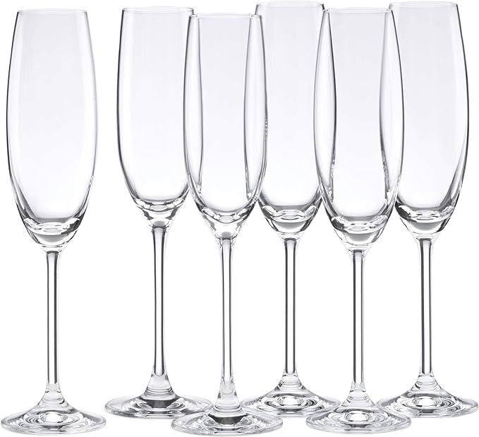 Lenox Tuscany Classics Set, Champagne Flutes, Buy 4, Get 6, 6 Count (Pack of 1), Clear,8 ounces. | Amazon (US)