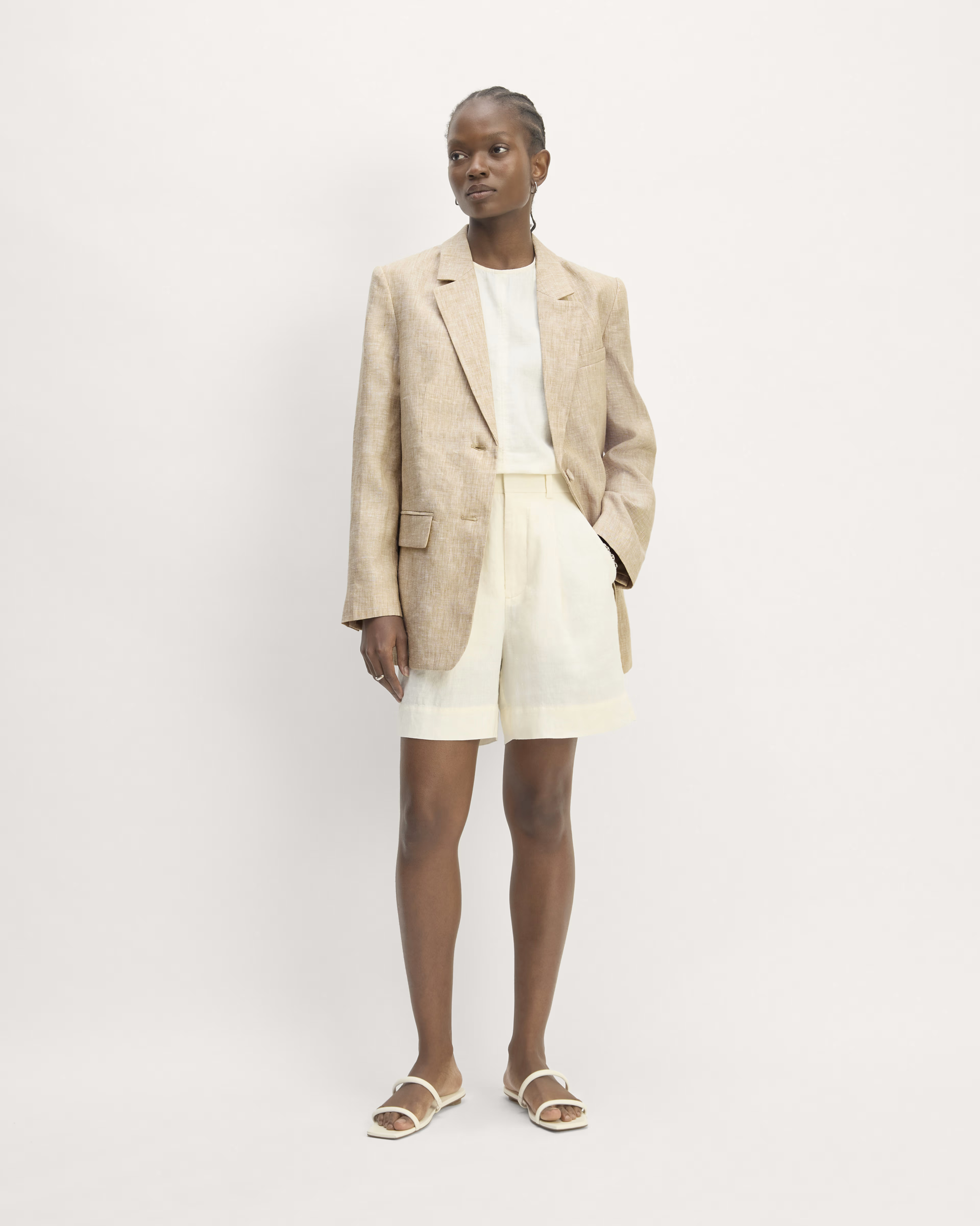 The Oversized Blazer in Linen | Everlane