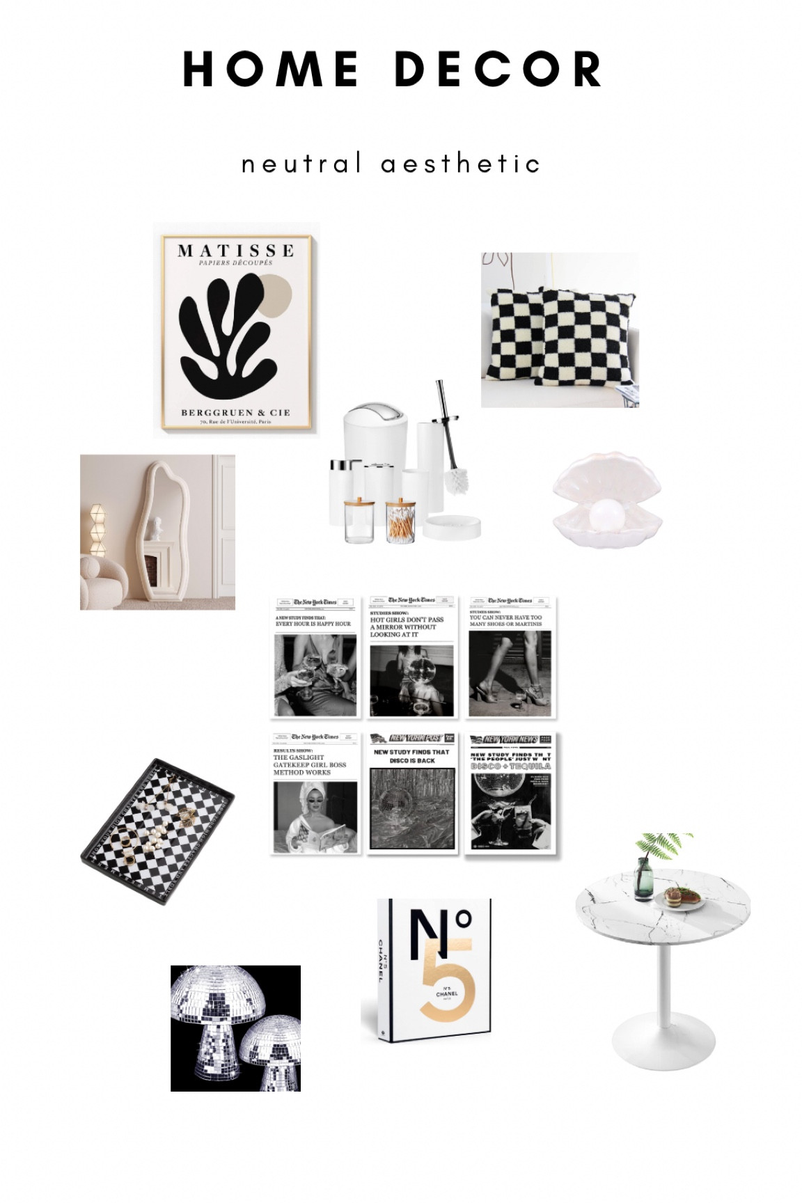 neutral college apartment home decor 🤍🖤

#LTKhome #LTKxPrime